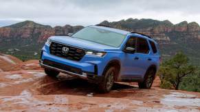 2023 Honda Pilot in the mud