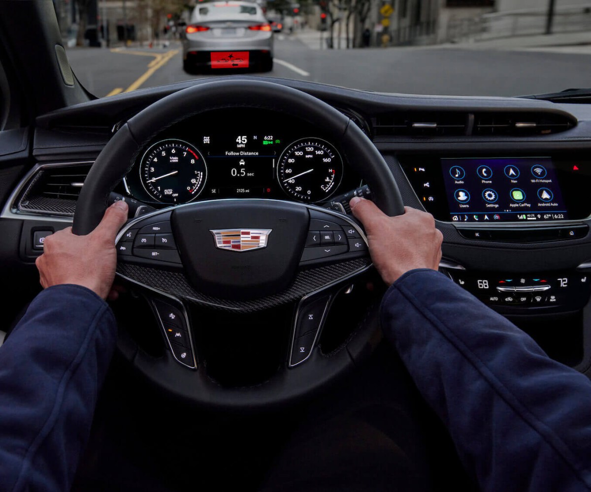 The interior of the 2023 Cadillac XT5 