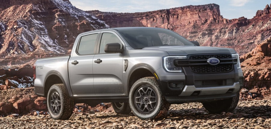 The new Ford Ranger is now available with a V6 engine and no steel wheels.