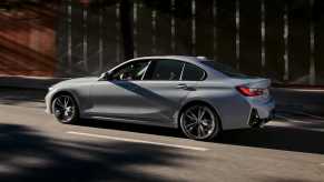 2023 BMW 330e side shot