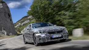 2024 BMW i5 M60 in camo