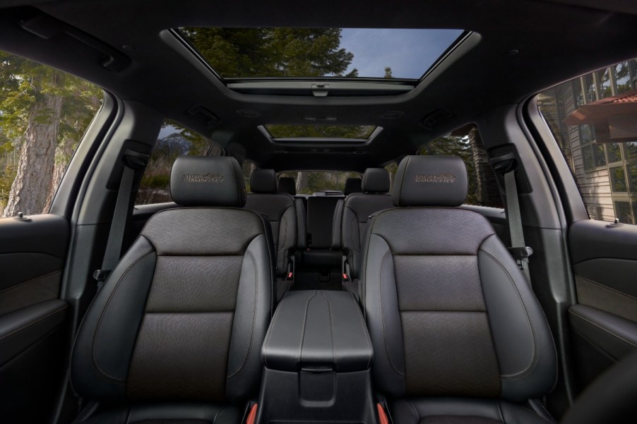 Cabin in affordable 2023 Chevy Traverse, most comfortable midsize SUV