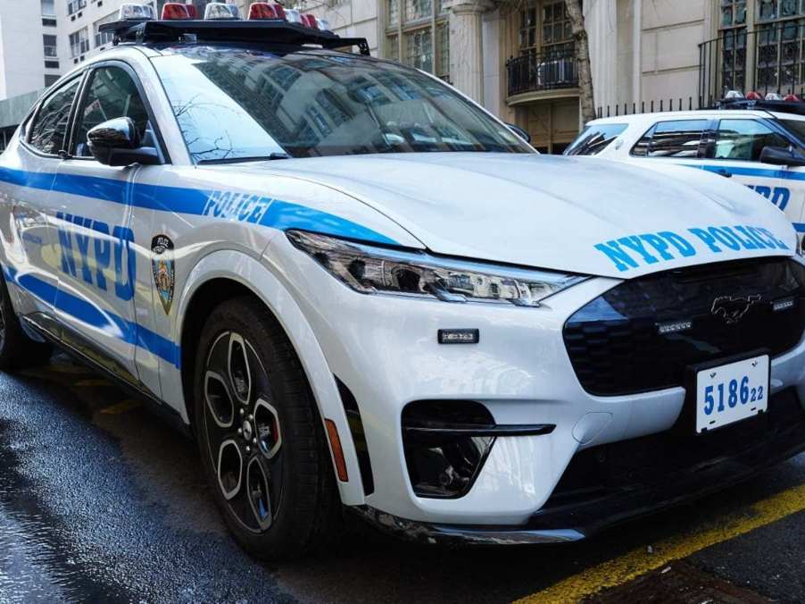 Ford Mustang Mach-E NYPD Patrol SUV - This is the latest electric police car added to the NYPD fleet