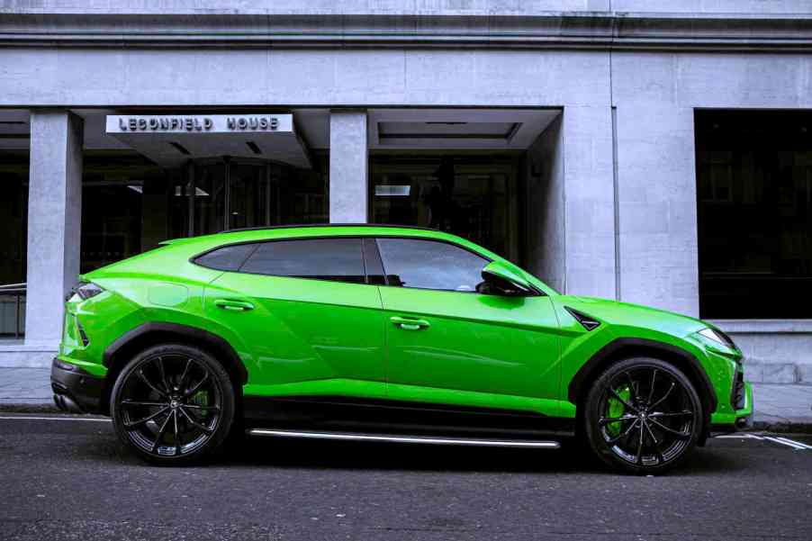 This high-performance SUV is a Lamborghini Urus