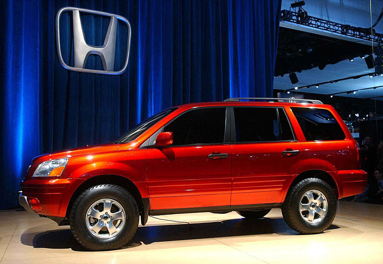 The Honda Pilot SUV in its first generation form