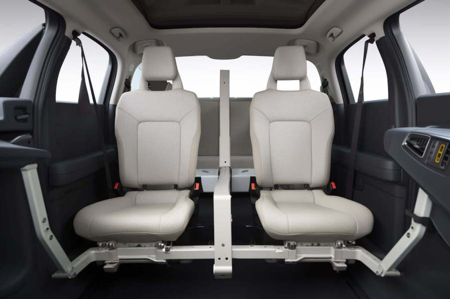 Honda Suspension Seats in the back of a Honda Pilot