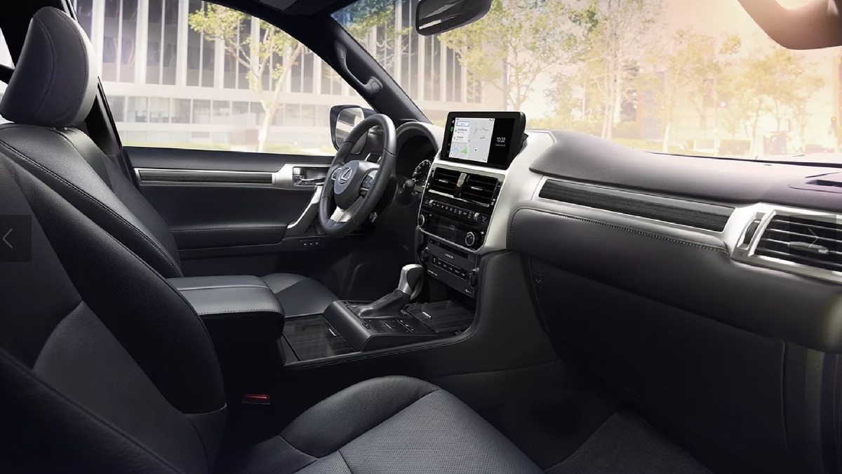 Interior of 2023 Lexus GX, most reliable luxury SUV