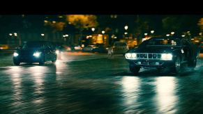 John Wick: Chapter 4 driving stunts performed by Keanu Reeves