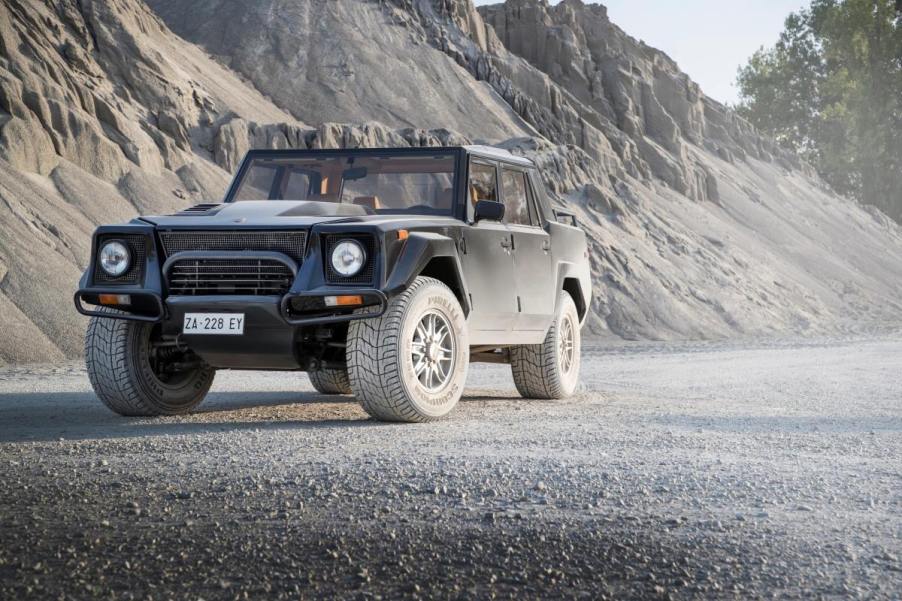 A Lamborghini LM002, similar to Tina Turner's former ride