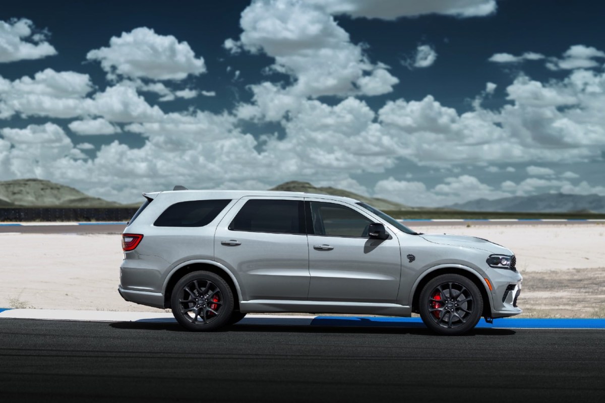 2023 Dodge Durango SRT Hellcat on a track.