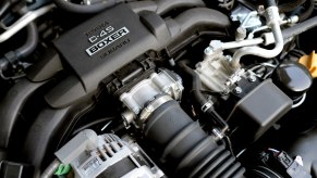 New Subaru Boxer engine, which is less prone to blow up