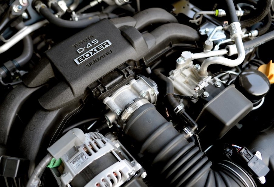 New Subaru Boxer engine, which is less prone to blow up