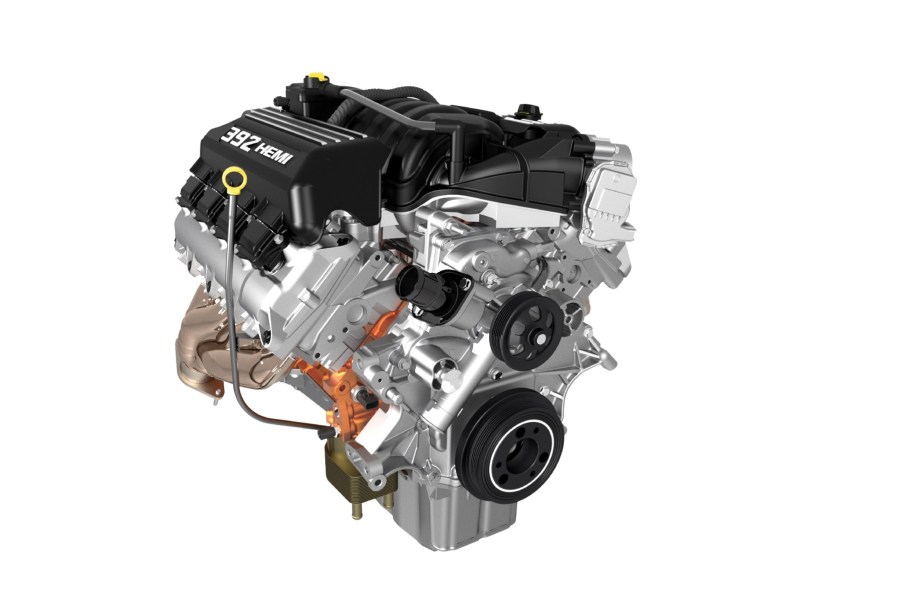 The HEMI V8 engine is used in SUVs like the Jeep Grand Cherokee and Dodge Durango.