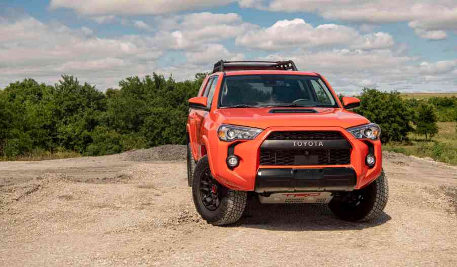 The fully-loaded 2023 Toyota 4Runner in Solar Octane