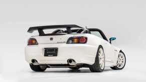 A rear view of the Honda S2000R from Evasive Motorsports