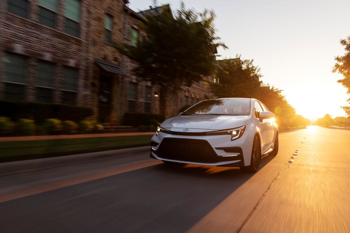 A 2023 Toyota Corolla, the most popular car in Florida