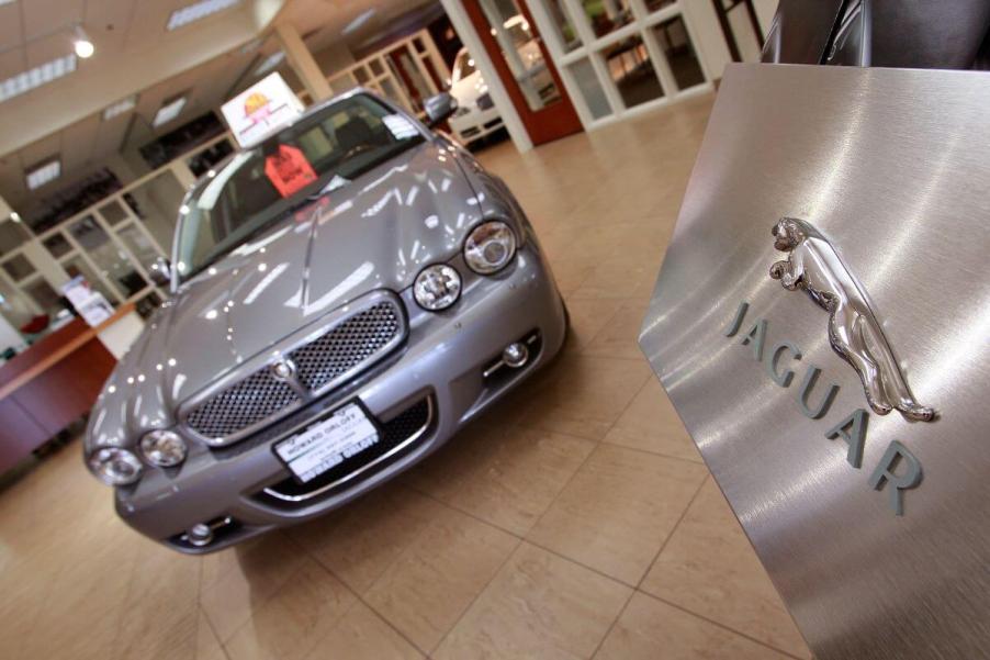 A 2009 Jaguar XJ 8 in the Howard Orloff dealership, after named No. 1 in the J.D. Power dependability survey