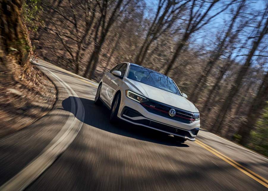 2019 Volkswagen Jetta GLI Autobahn on a highway