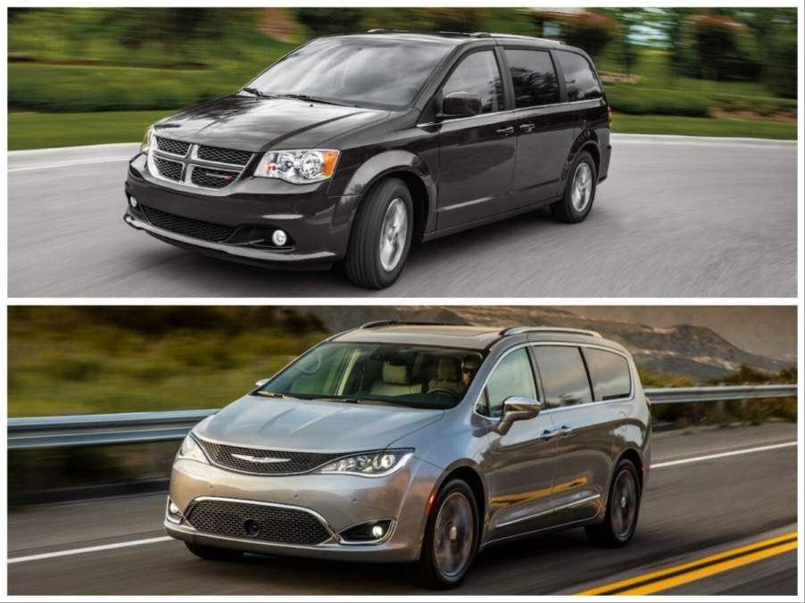 Used minivan comparison: 2020 Dodge Caravan vs 2020 Chrysler Pacifica