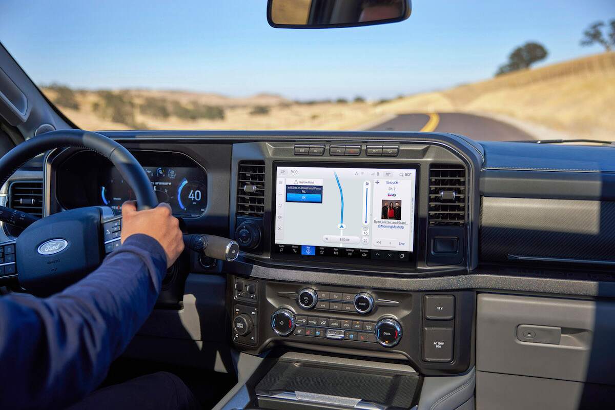 2023 Ford Super Duty Trailer Navigation