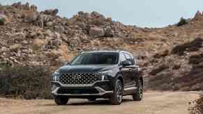 The 2023 Hyundai Santa Fe earned high safety scores