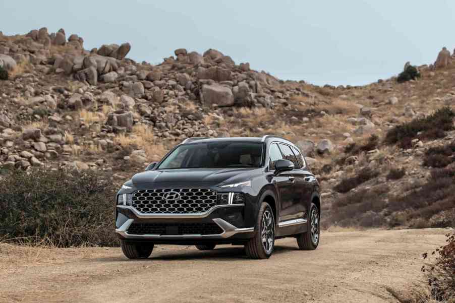 The 2023 Hyundai Santa Fe earned high safety scores