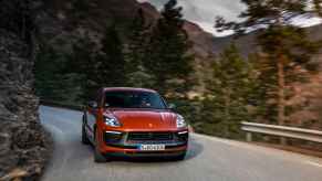 The 2023 Porsche Macan in Papaya Metallic