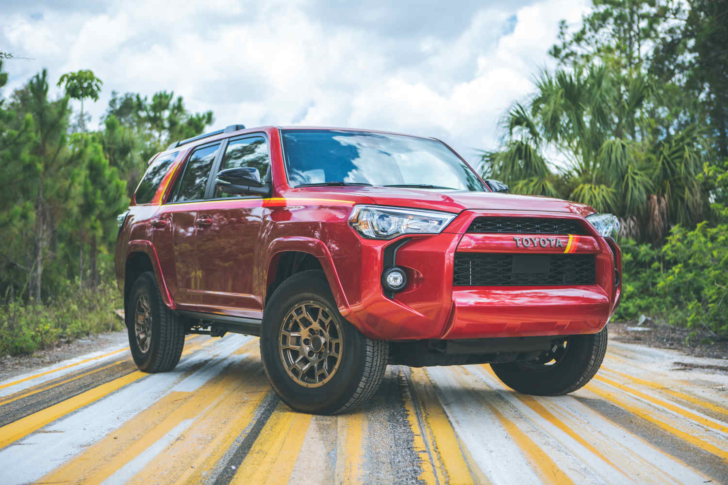 The 2023 Toyota 4Runner SUV in Barcelona Red Metallic