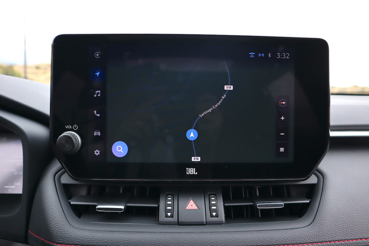 The RAV4 Prime's infotainment system