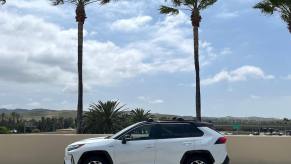 A side profile shot of the 2023 Toyota RAV4 Prime