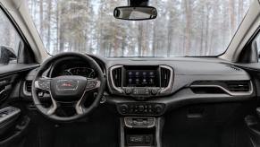 A interior view of the new 2024 GMC Terrain.