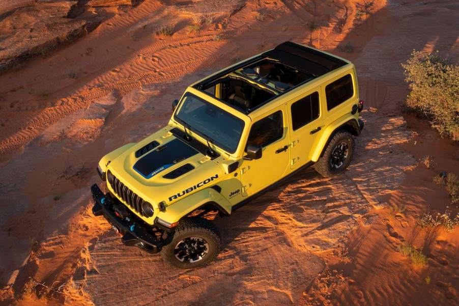 A fully loaded 2024 Jeep Wrangler Rubicon X 4xe