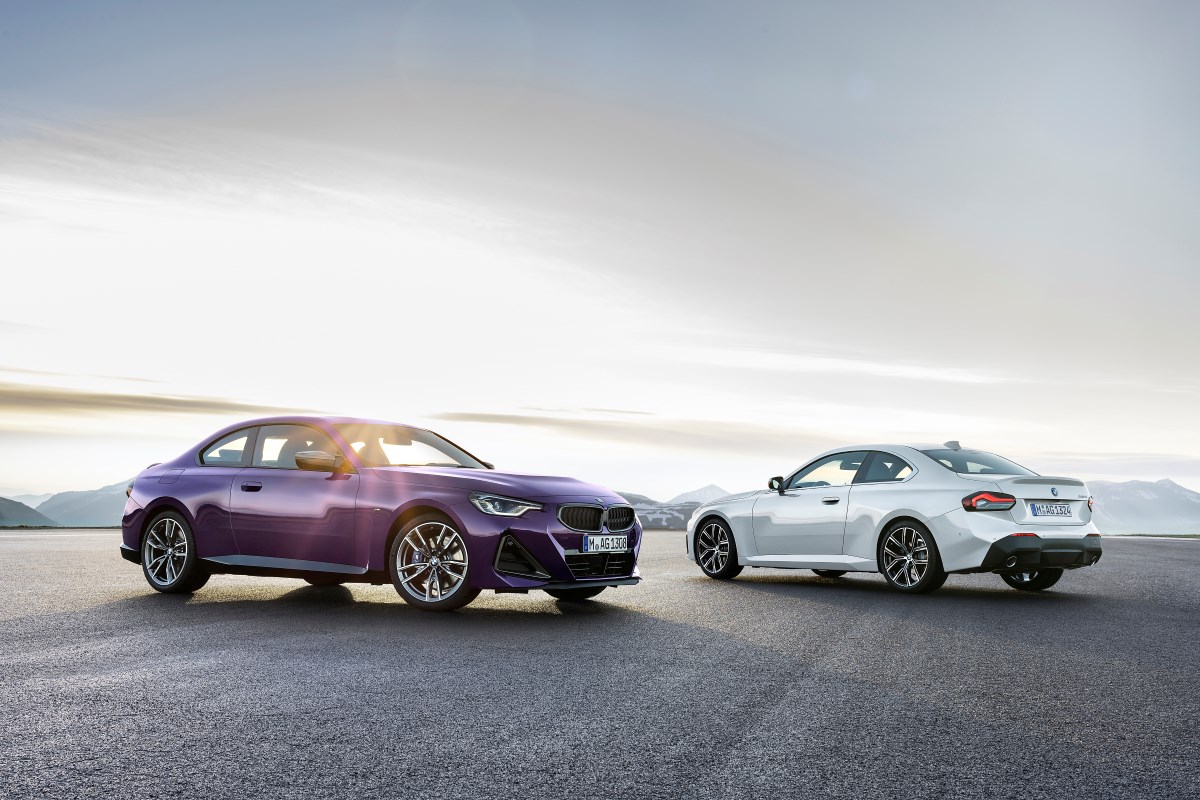 BMW M240i and BMW 230i coupes, part of the 2 Series lineup