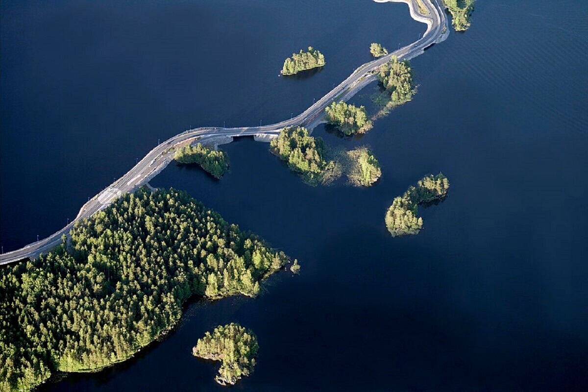 Drivers could be charged thousands in speeding tickets on this road in Kuopio, Finland.