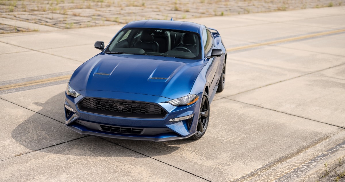 Ford Mustang EcoBoost parked in a lot