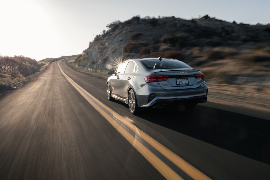 2023 Kia Forte GT from the back.