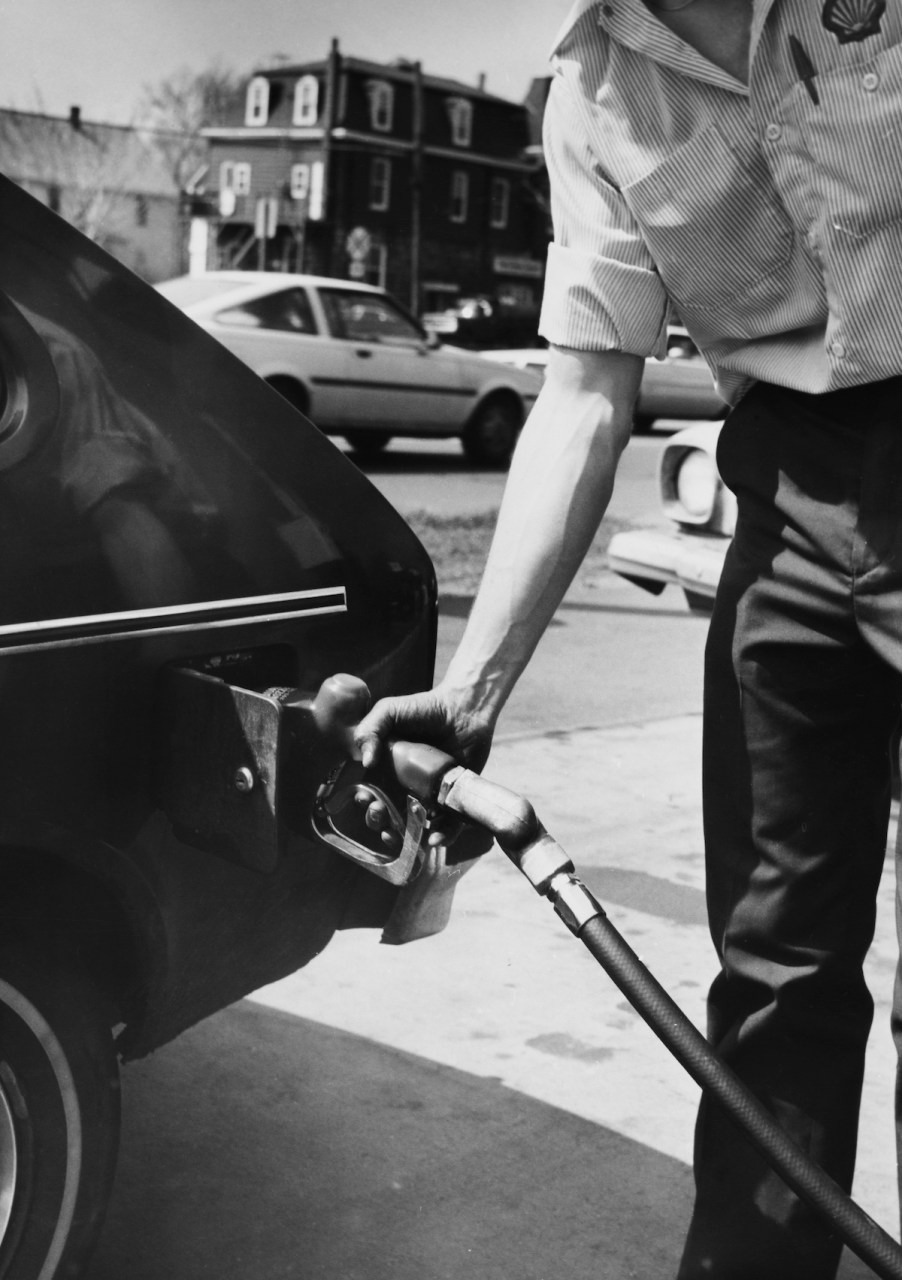 Shell Gas Station Attendant from the 1950s