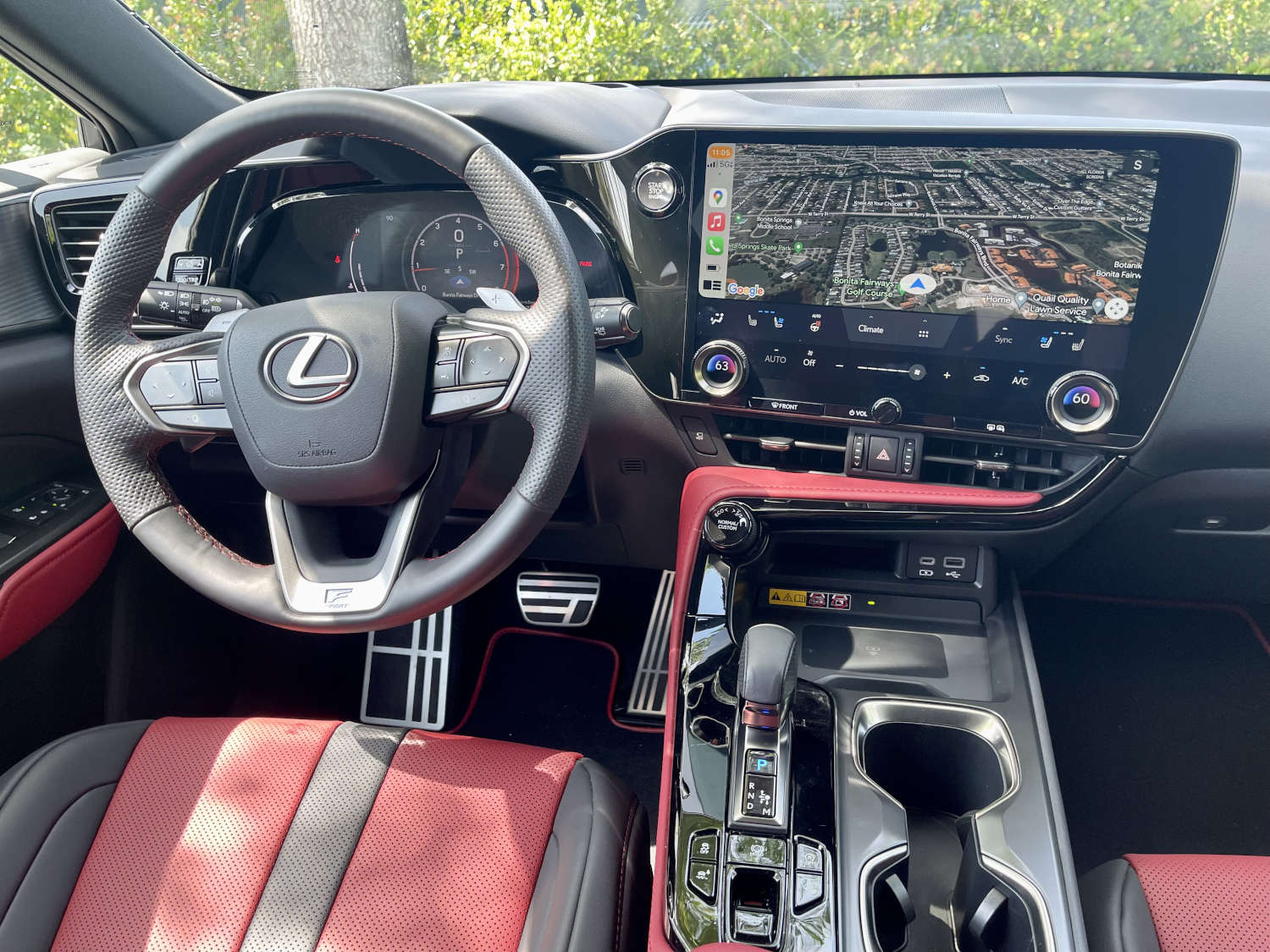 2023 Lexus NX 350 F SPORT driver-focused interior