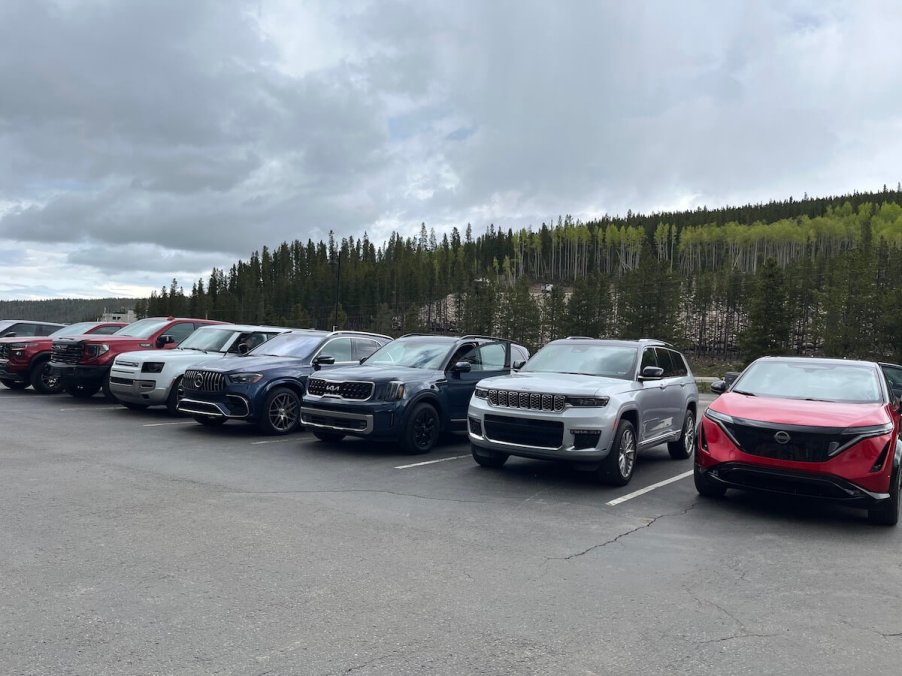 The car lineup on Day 2 of the RMDE 2023