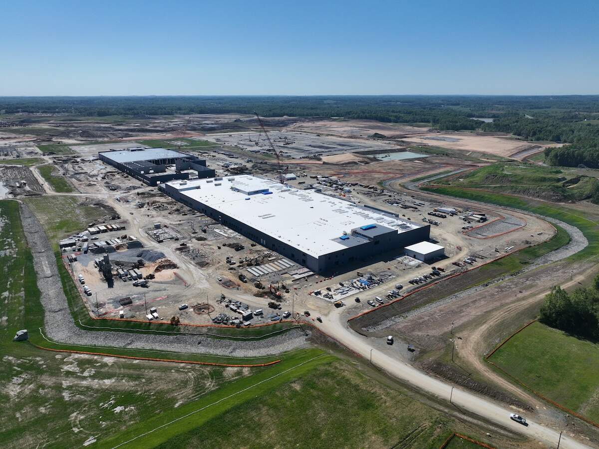 Toyota's Greensboro-Randolph Megasite in North Carolina, which will produce a new 3-row electric SUV