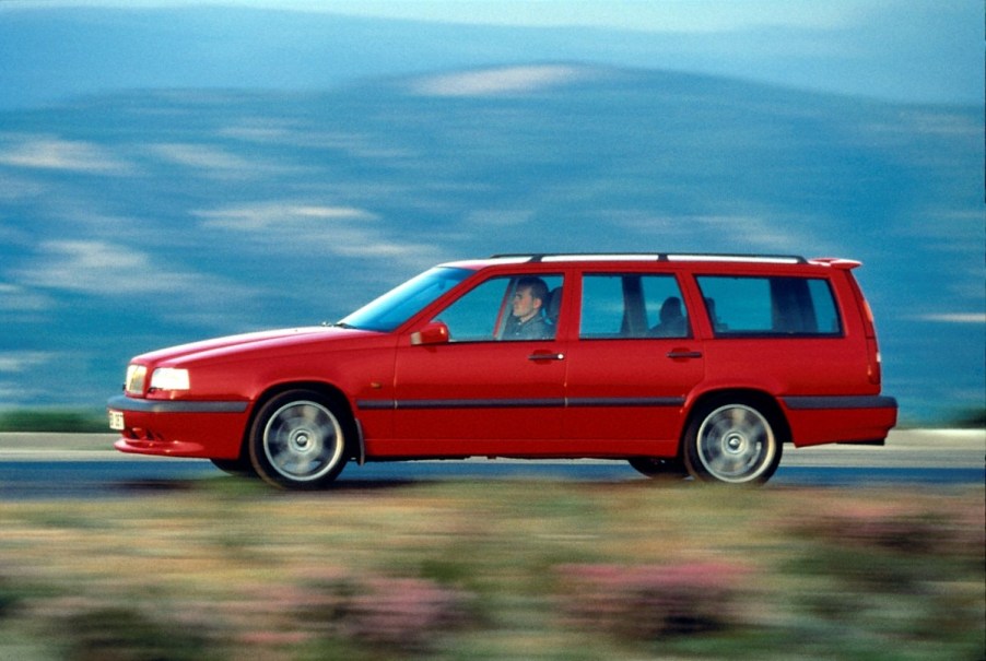 An old Volvo wagon