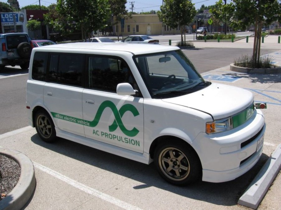 The AC Propulsion eBox was an early EV conversion