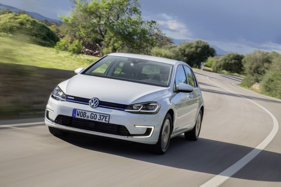 Volkswagen e-Golf, which is a good used EV