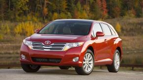 A 2009-2012 generation Toyota Venza midsize SUV model