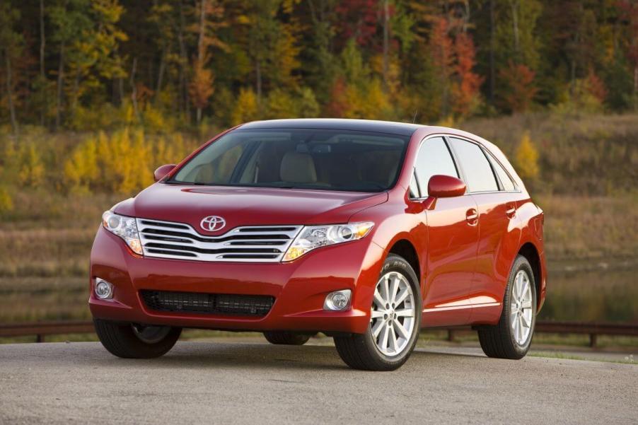 A 2009-2012 generation Toyota Venza midsize SUV model