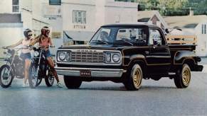 1977 Dodge D100 Warlock truck engine