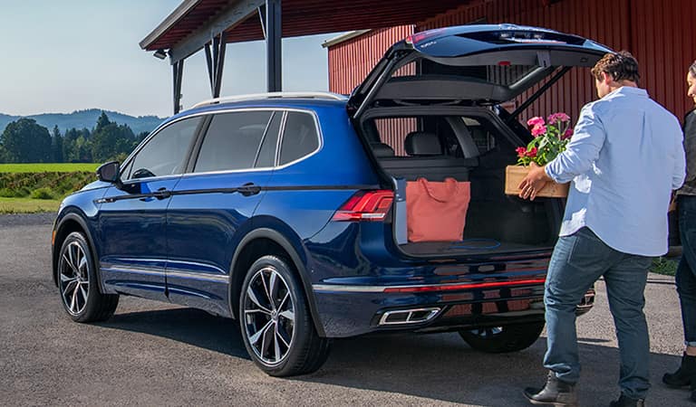 The cargohold of the 2023 Volkswagen Tiguan