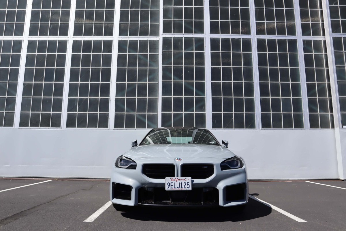 A front head-on shot of the 2023 BMW M2 