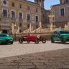 (L to R) The 2024 Allfa Romeo Giulia Quadrifoglio 100th Anniversary, 1923 RL Quadrifoglio, and Stelvio Quadrifoglio 100th Anniversary