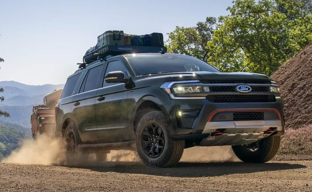 A black 2024 Ford Expedition Timberline